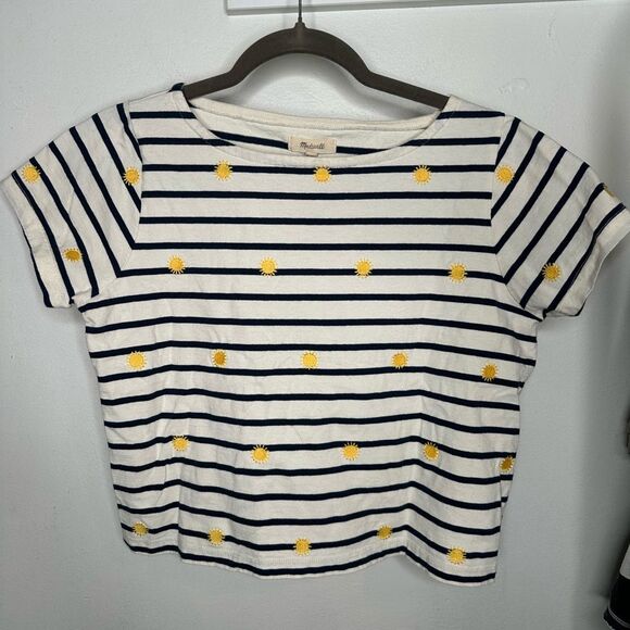 Madewell Embroidered Sun Setlist Boxy Tee - Picture 3 of 4